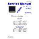 Panasonic TX-21CK1 Service Manual Supplement