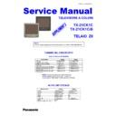 Panasonic TX-21CK1C, TX-21CK1B (serv.man2) Service Manual Supplement