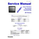 Panasonic TX-21CK1P, TX-21CK1B Service Manual Supplement