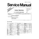 Panasonic TX-21F2T Service Manual Supplement