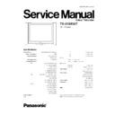 Panasonic TX-21GX50T Service Manual
