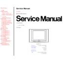 Panasonic TX-21PS70TQ Service Manual