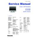 tx-23lx60f, tx-23lx60p service manual