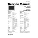 Panasonic TX-25AS10D, TX-25AS10F Service Manual