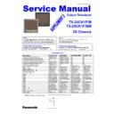 Panasonic TX-25CK1F, TX-25CK1M, TX-25CK1BM Service Manual Supplement