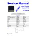 Panasonic TX-25CK1P, TX-25CK1M Service Manual Supplement