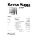 Panasonic TX-25P80T Service Manual