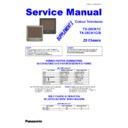 Panasonic TX-28CK1C, TX-28CK1B Service Manual Supplement