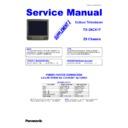 Panasonic TX-28CK1F Service Manual Supplement