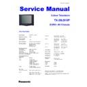 Panasonic TX-28LB10P Service Manual