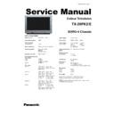 Panasonic TX-28PK2, TX-28PK2E Service Manual