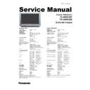 Panasonic TX-28PK20F, TX-28PK20D (serv.man2) Service Manual