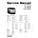 tx-28s1dr, tx-25s1dr service manual