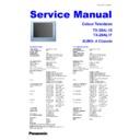 Panasonic TX-29AL1D, TX-29AL1F Service Manual