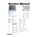 Panasonic TX-29AL30D, TX-29AL30F Service Manual