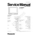 Panasonic TX-29P90T Service Manual