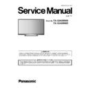 Panasonic TX-32ASR600, TX-32ASR605 (serv.man2) Service Manual