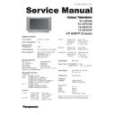 tx-32e50d, tx-32ps12d, tx-32ps12f, tx-32ps12p service manual