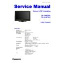 tx-32lx700f, tx-32lx700p service manual