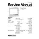 Panasonic TX-34P700K Service Manual