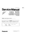 Panasonic TX-43P15X, TX-43P15H, TX-43P15HQ, TX-43P15HZ, TX-51P15X, TX-51P15H, TX-51P15HQ, TX-51P15HZ Service Manual Supplement
