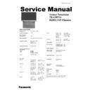 Panasonic TX-47PT10 Service Manual