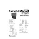 Panasonic TX-47PT1F (serv.man2) Service Manual