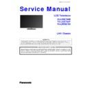 Panasonic TX-L55ET60B, TX-L55ET60Y, TX-LR55ET60 Service Manual