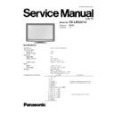 Panasonic TX-LR32C10 Service Manual