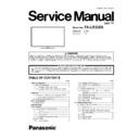 Panasonic TX-LR32E6 Service Manual