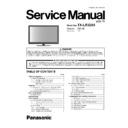 Panasonic TX-LR32X5 Service Manual