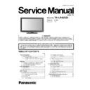 Panasonic TX-LR42D25 Service Manual