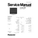 Panasonic TX-R20LA80 Service Manual