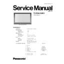 Panasonic TX-R26LE8KS Service Manual