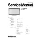 Panasonic TX-R26LE8S Service Manual