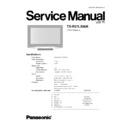 Panasonic TX-R37LX86K Service Manual