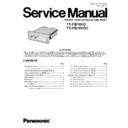 Panasonic TY-FB10HD, TY-FB10HDC Service Manual