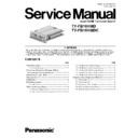 Panasonic TY-FB10HMD, TY-FB10HMDC Service Manual