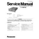 Panasonic TY-FB9FDD Service Manual