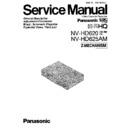 nv-hd620am, nv-hd620bd, nv-hd620eu, nv-hd625am service manual