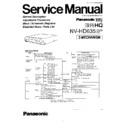 Panasonic NV-HD635EG, NV-HD635B, NV-HD635EC Service Manual