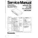 Panasonic NV-HD640PM, NV-HD640AR Service Manual