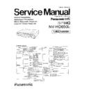 Panasonic NV-HD650B, NV-HD650EC Service Manual