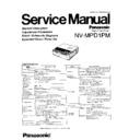 Panasonic NV-MPD1PM Service Manual