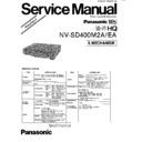 Panasonic NV-SD400M2A, NV-SD400M2EA Service Manual Simplified