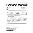 Panasonic NV-SD420A, NV-SD420EA, NV-SD420EU, NV-SD420SA, NV-320AM, NV-320AMJ Service Manual Supplement