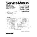 Panasonic NV-SD435EE, NV-SD235EE Service Manual