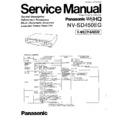 Panasonic NV-SD450EG Service Manual
