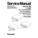 Panasonic NV-SJ3AM, NV-SJ3PMP, NV-SJ5AM, NV-SJ5EU, NV-SJ6AM, NV-SJ6PMP, NV-FJ8AM Service Manual