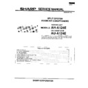 Sharp AH-A124 Service Manual